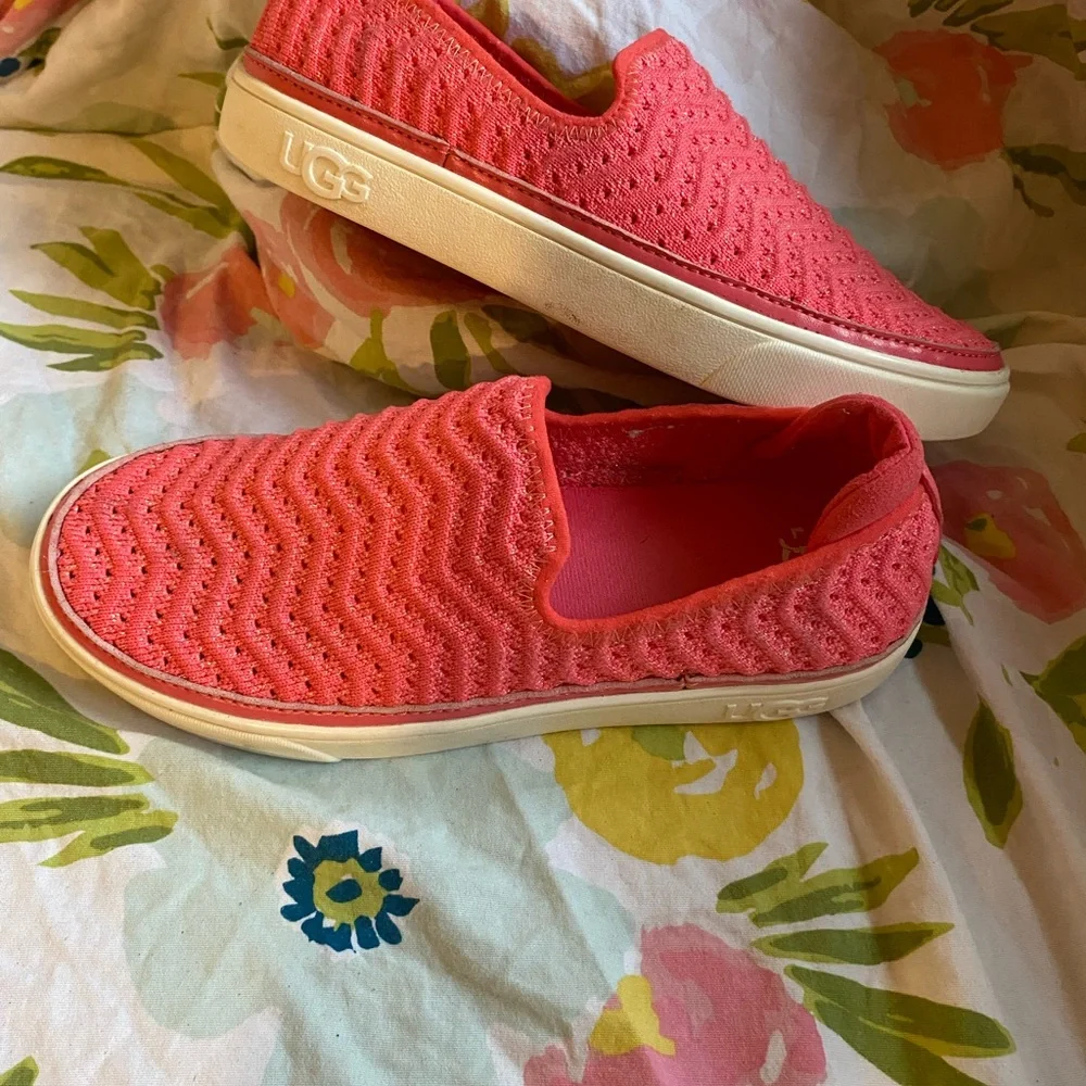 UGG Caplan Metallic Knit Slip On Shoes - Picture 3 of 5
